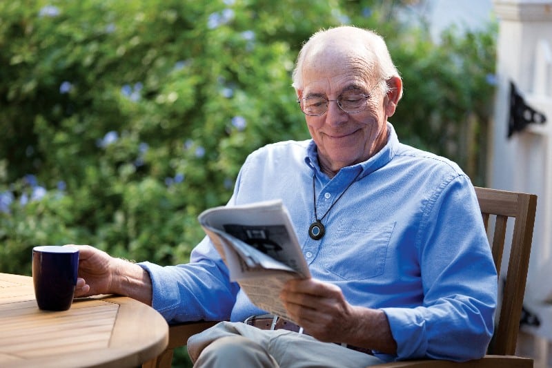 Reading Newspaper