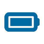 Battery Full Blue